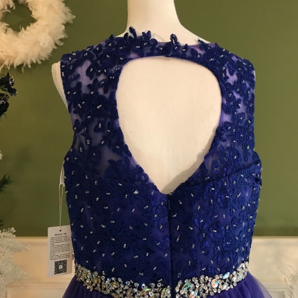 Short Baby doll tulle Cocktail party prom dress - Picture 7 of 10